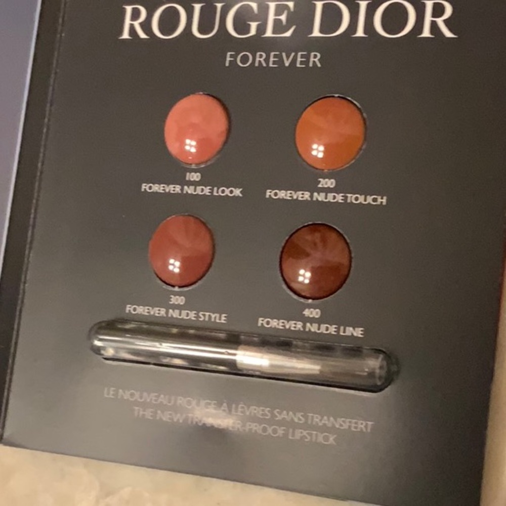 DIOR BEAUTY Rouge Dior Forever lip trial set DIOR Rouge Forever Nude